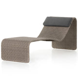 Outdoor Swimming Poolside Lounger (Brown)