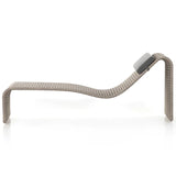Outdoor Swimming Poolside Lounger (Brown)