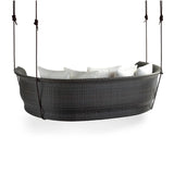 Three Seater Hanging Swing Without Stand For Balcony , Garden Swing (Dark Grey)