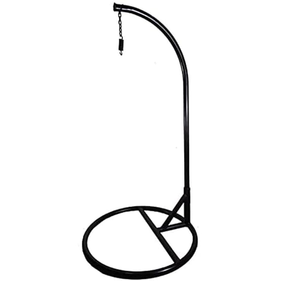 Craft Single Seater Hammock Swing Chair with Stand with One Big Cushion Hanging Jhula for Indoor,Outdoor, Balcony,Home, Patio, Yard, Balcony, Garden