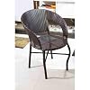 Craft Furniture D-12 Patio 4 Chair 1 Table for Indoor Outdoor Living Room|Balcony|Garden|(4 Chair + 1 Table)|Furniture Set |Coffee Chair Set |Powder Coated|(Brown)
