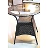 Craft Furniture D-12 Patio 4 Chair 1 Table for Indoor Outdoor Living Room|Balcony|Garden|(4 Chair + 1 Table)|Furniture Set |Coffee Chair Set |Powder Coated|(Brown)