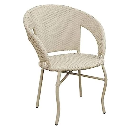Craft Furniture D-12|Indoor |Outdoor |Living Room| Balcony| Garden|(2 Chair + 1 Table)| Furniture Set| Coffee Chair Table Set| Powder Coated|(Cream)