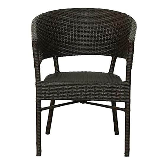 Craft Furniture |D-12 Patio|Indoor| Outdoor| Living Room | Balcony | Garden | Chair Table Set 2+1 (2 Chair + 1 Table)|Furniture Set |Coffee Chair Set|Powder Coated|(Black)