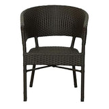 Craft Furniture |D-12 Patio|Indoor| Outdoor| Living Room | Balcony | Garden | Chair Table Set 2+1 (2 Chair + 1 Table)|Furniture Set |Coffee Chair Set|Powder Coated|(Black)