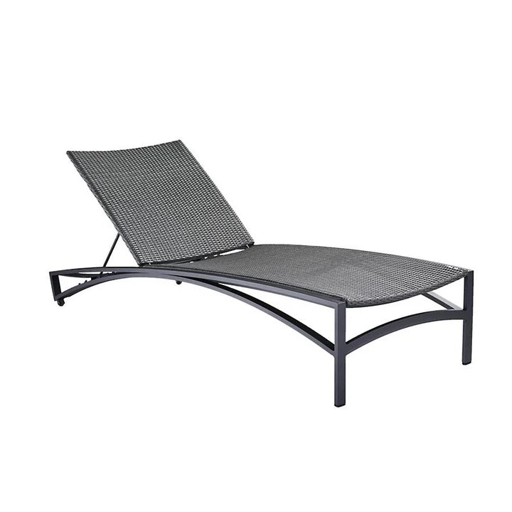 Outdoor Swimming Poolside Lounger (Grey)